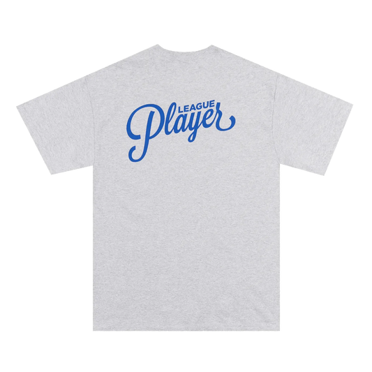 Alltimers League Player Tee Grey Royal - ARROW & BEAST