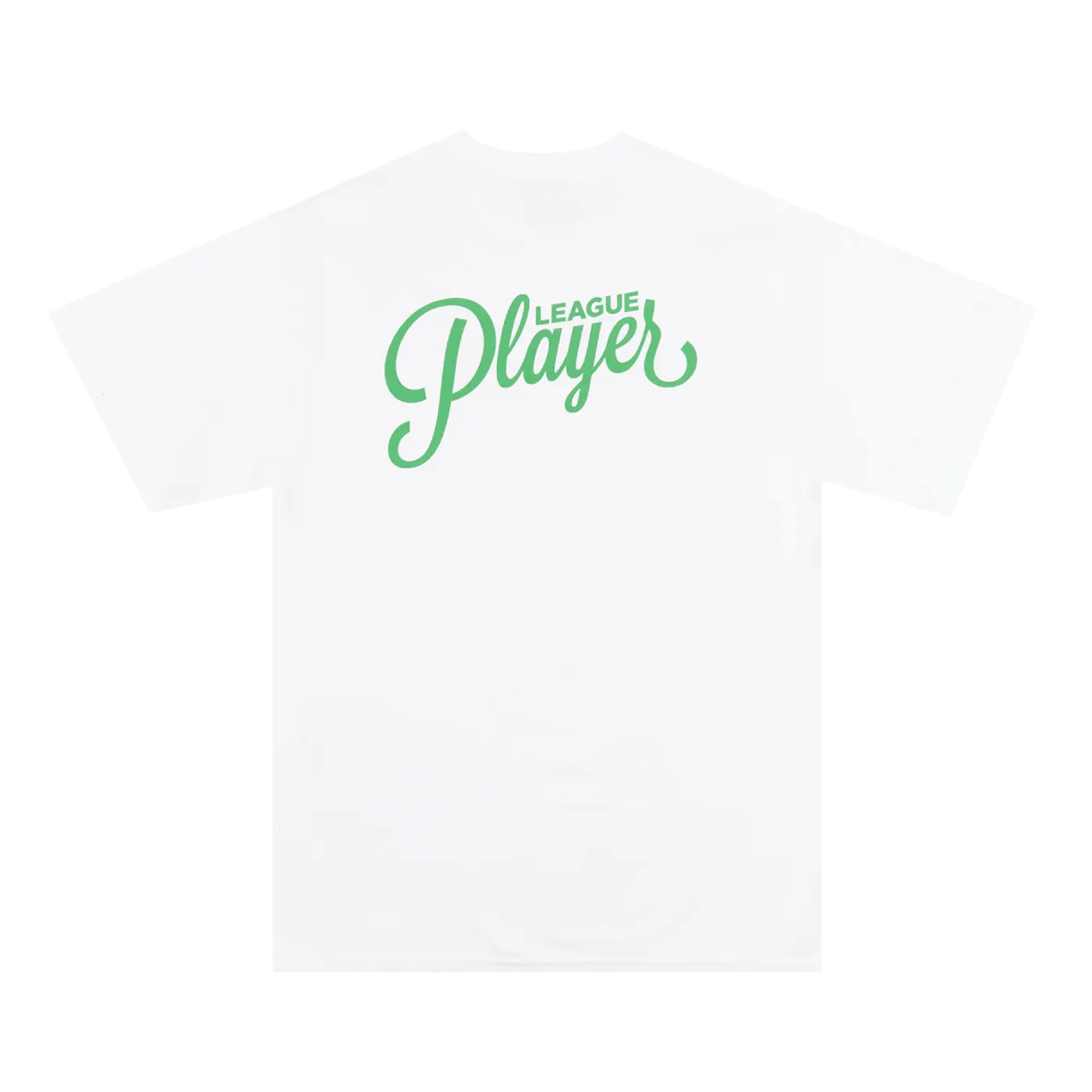 Alltimers League Player Tee White Green - ARROW & BEAST