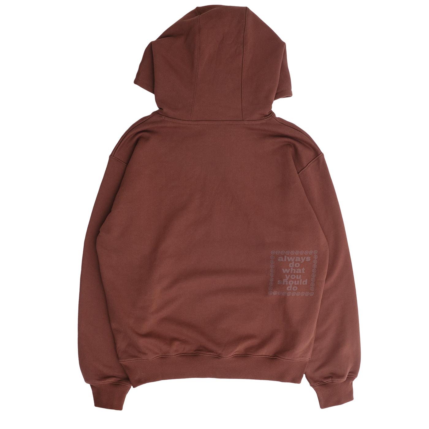 Always @ Range 5 Scribble Sun Hoodie Brown