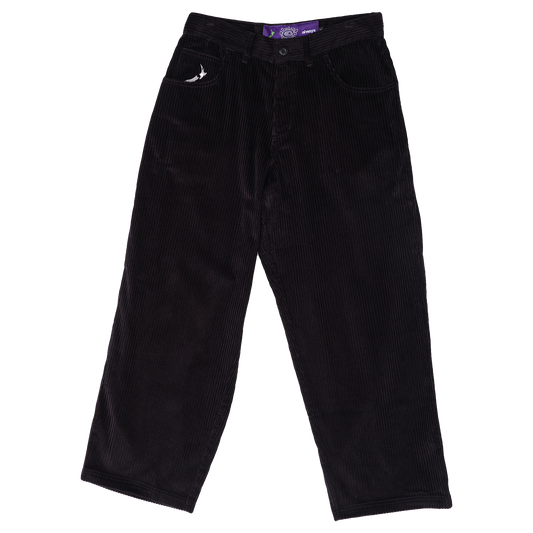 Always @ Range 5 Relaxed Thick Corduroy Pants Black