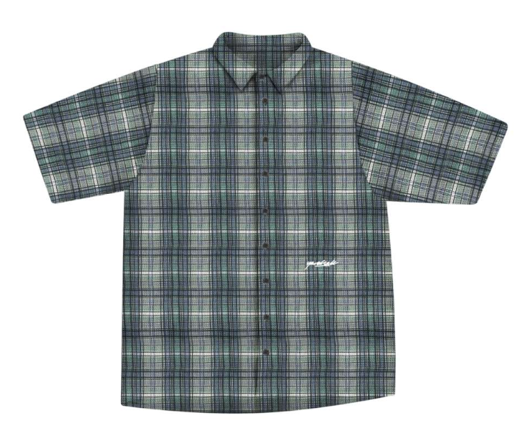 Yardsale XXX Waffle Plaid Shirt (Green) Green