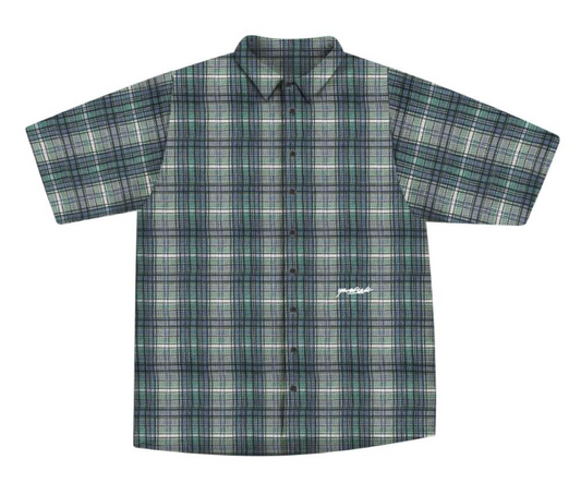 Yardsale XXX Waffle Plaid Shirt (Green) Green