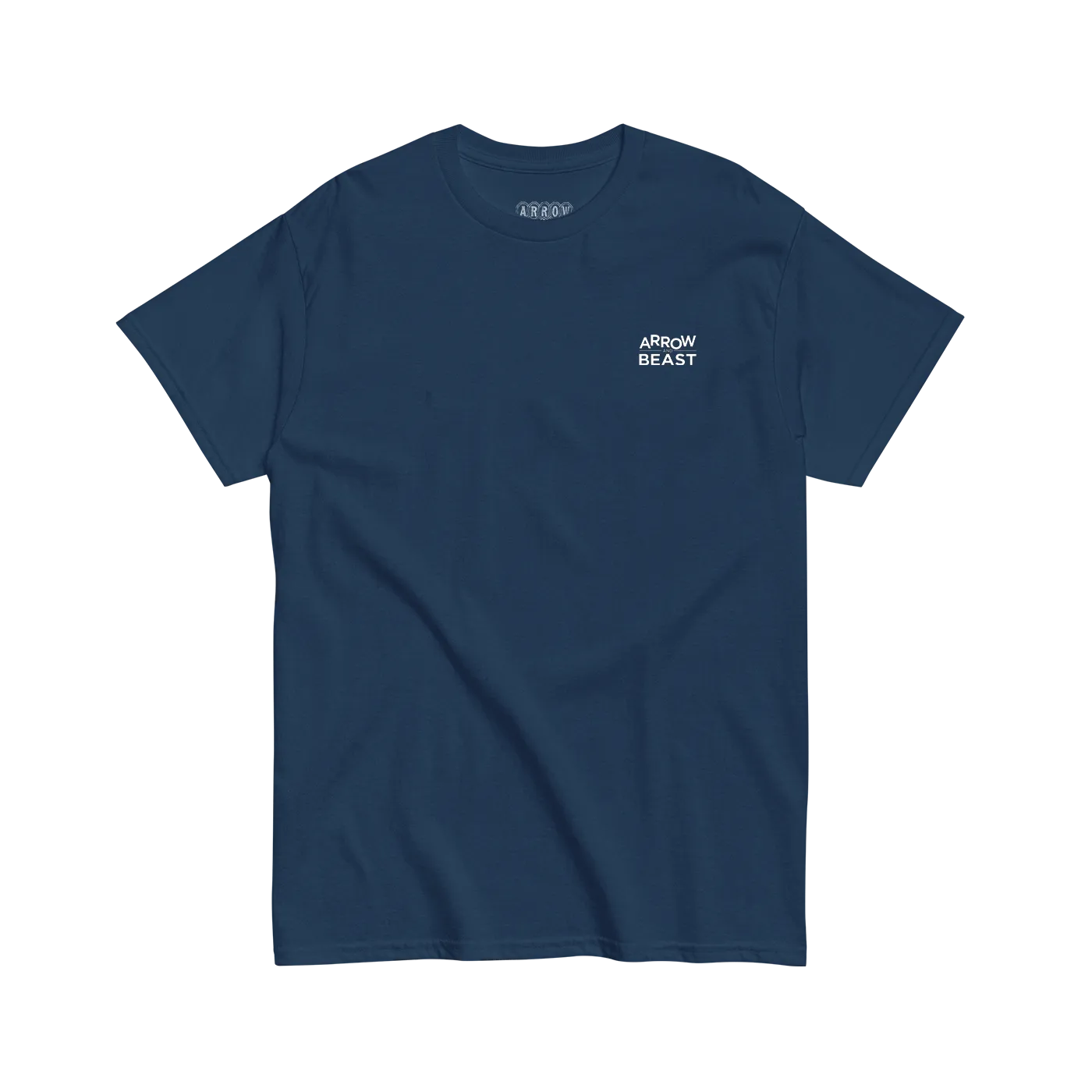 ARROW & BEAST Mini Logo Stack Tee Dark Blue - ARROW & BEAST