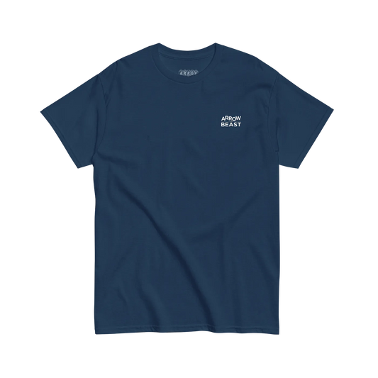 ARROW & BEAST Mini Logo Stack Tee Dark Blue - ARROW & BEAST
