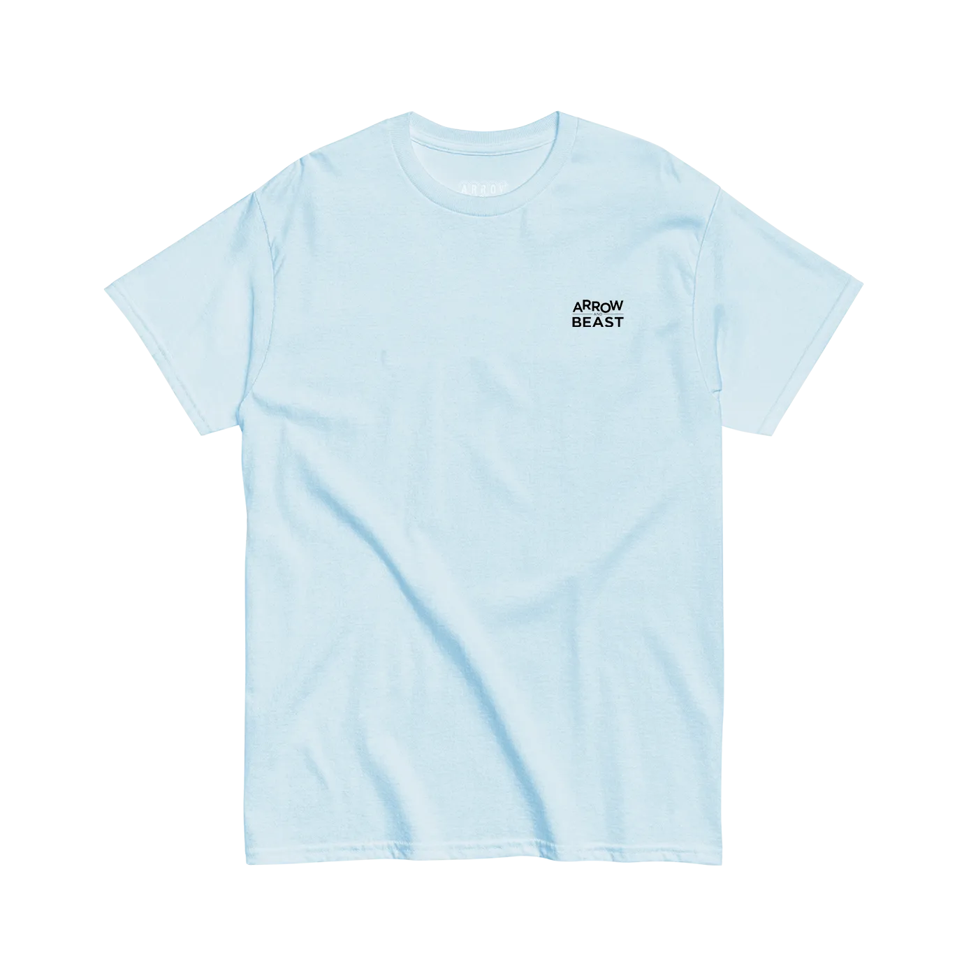 ARROW & BEAST Mini Logo Stack Tee Light Blue - ARROW & BEAST