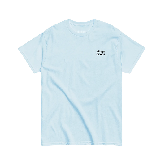 ARROW & BEAST Mini Logo Stack Tee Light Blue - ARROW & BEAST