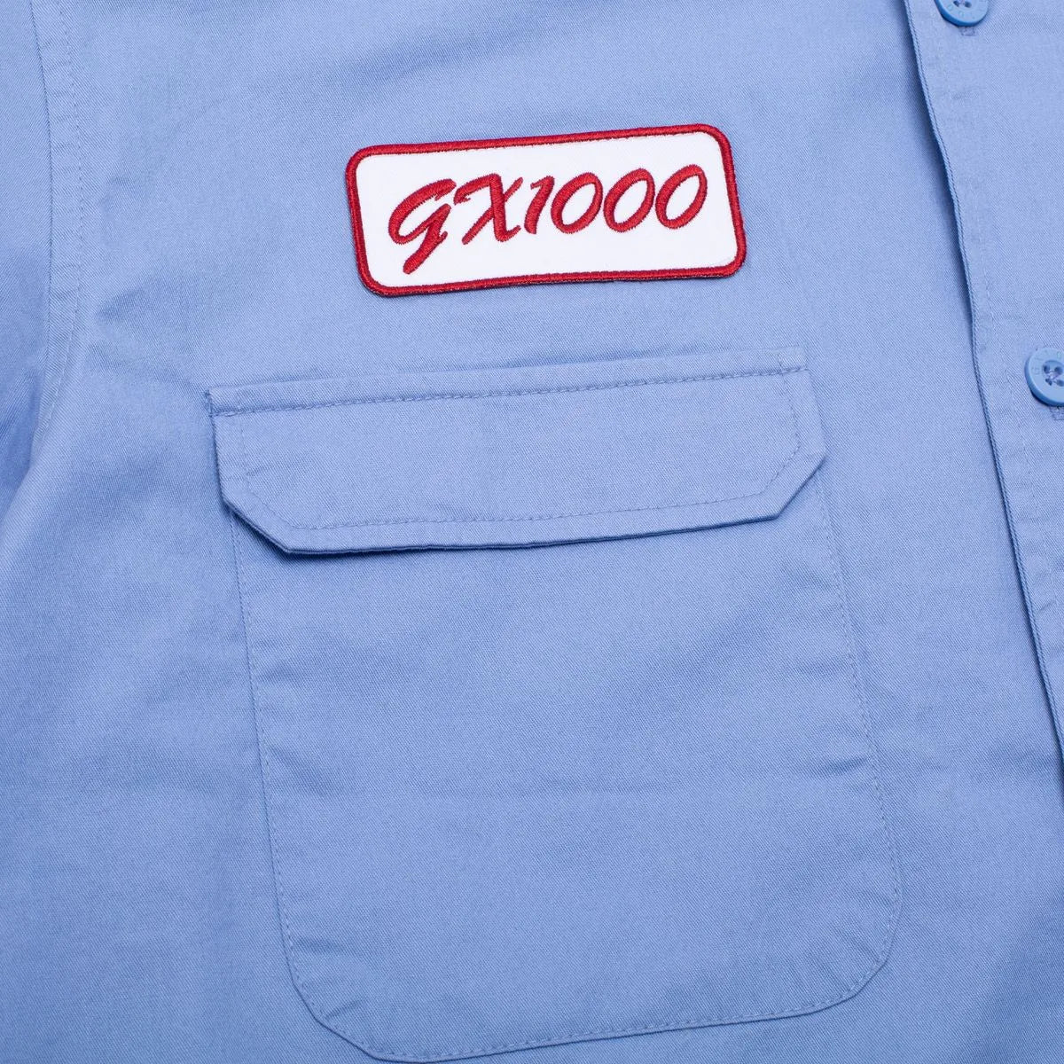 GX1000 Fertilizer SS Button Down Shirt Light Blue - ARROW & BEAST