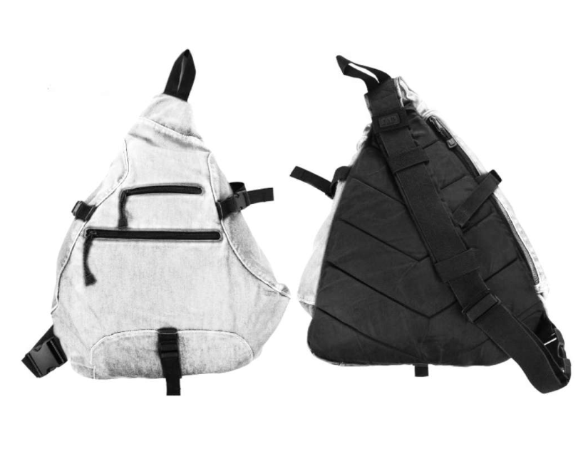 Yardsale XXX Denim Sling Backpack (White) White
