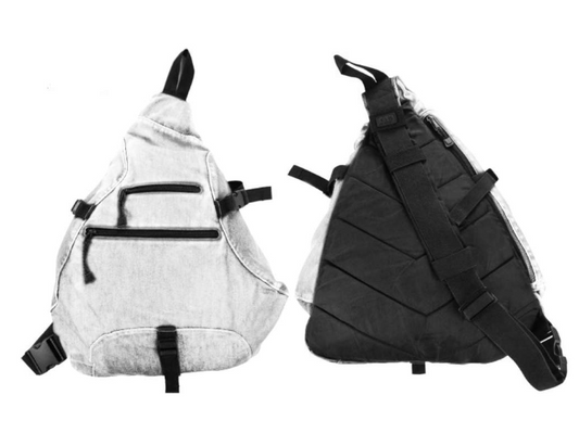Yardsale XXX Denim Sling Backpack (White) White