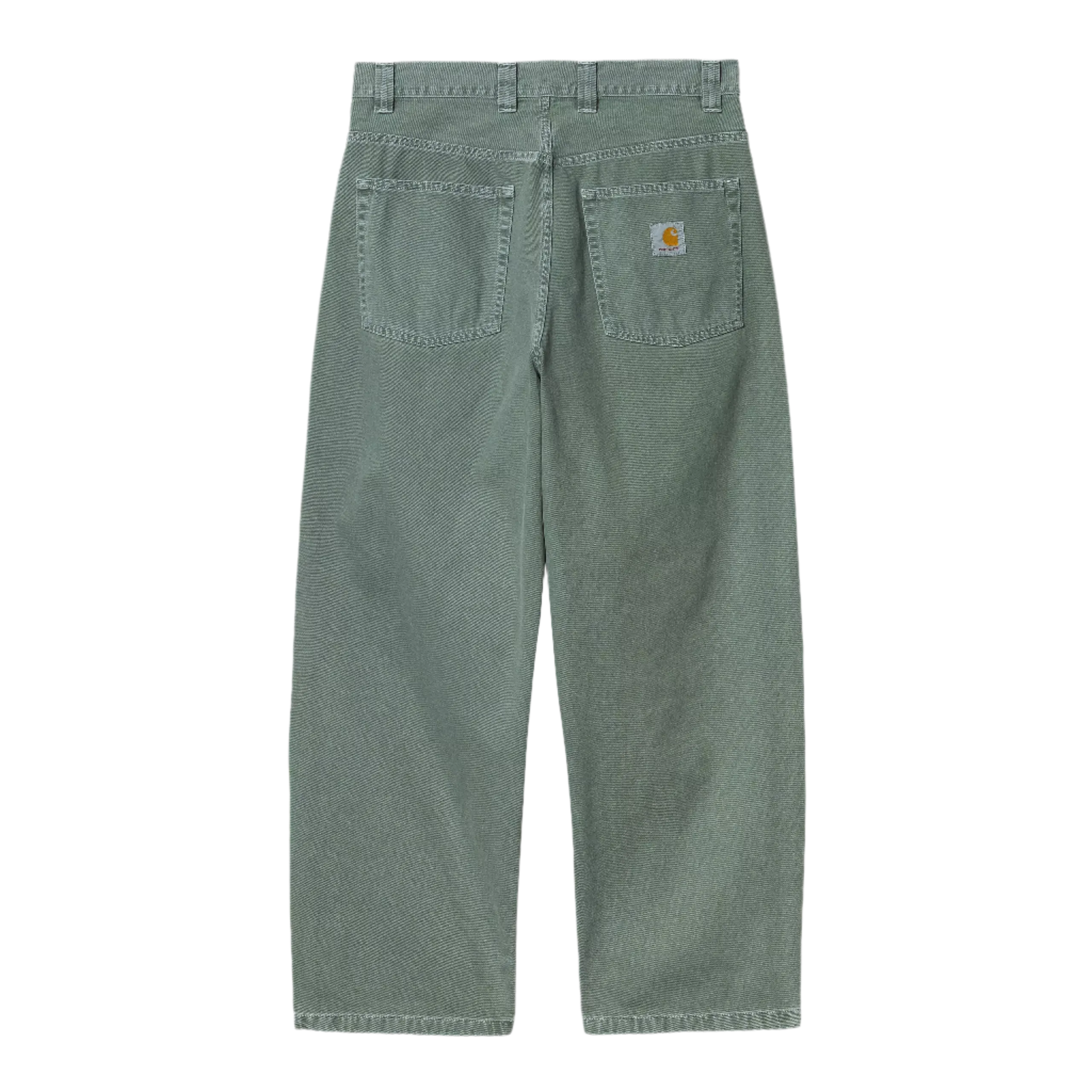 Carhartt WIP Brandon Pant Cotton Clark Twill Silver Pine stone dyed - ARROW & BEAST