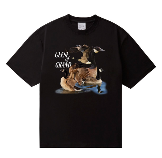 Grand Collection GEESE OF GRAND TEE Black