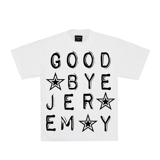 Bye Jeremy Act Tee White - ARROW & BEAST