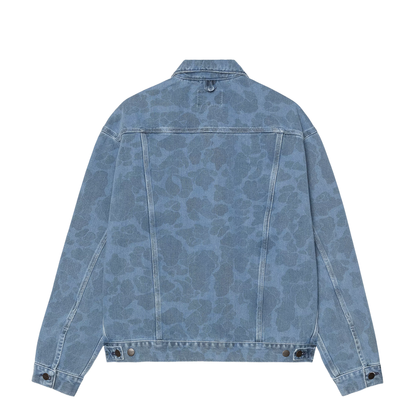 Carhartt WIP Duck Helston Jacket Blue Bleached
