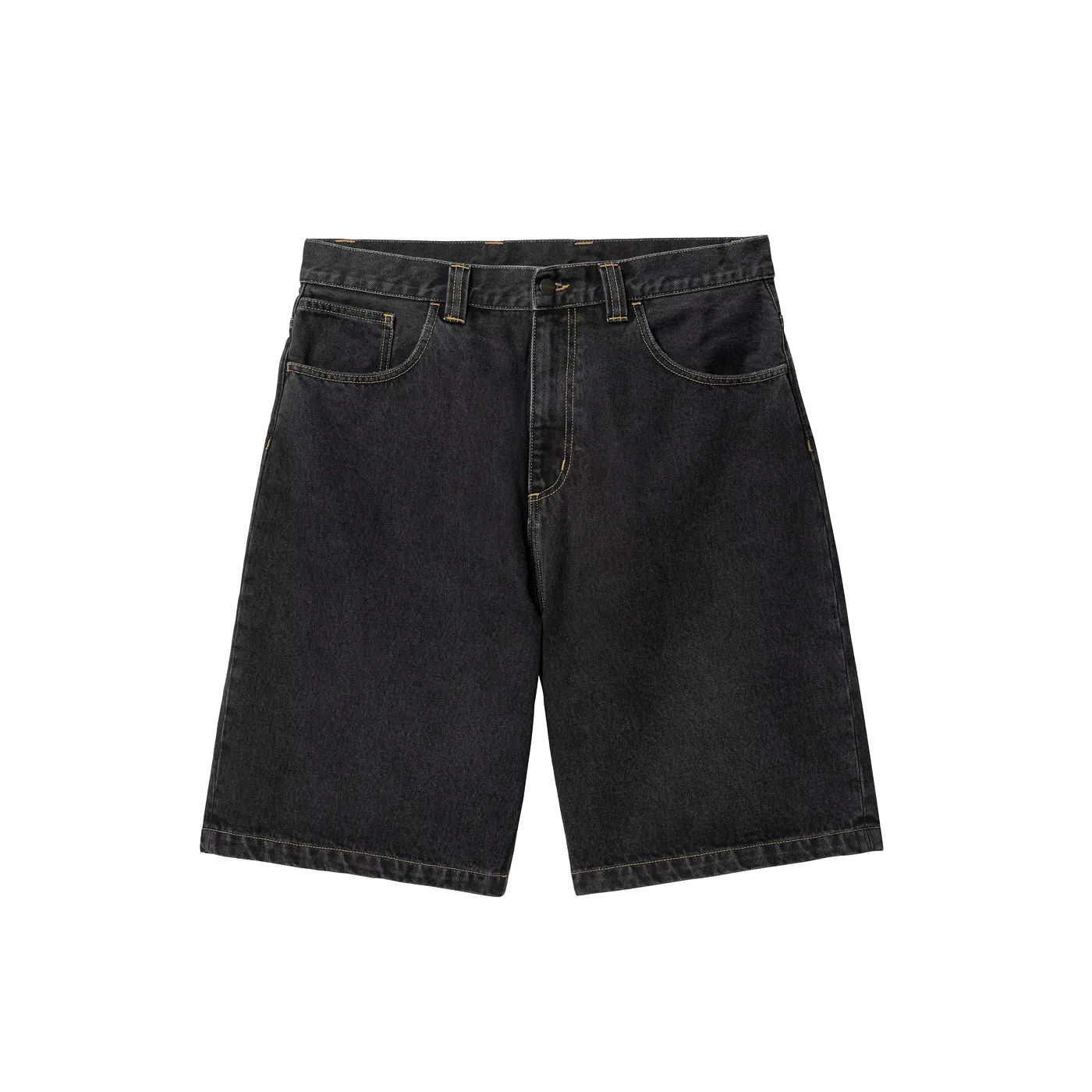 Carhartt WIP Brandon Short Black Stonewashed - ARROW & BEAST