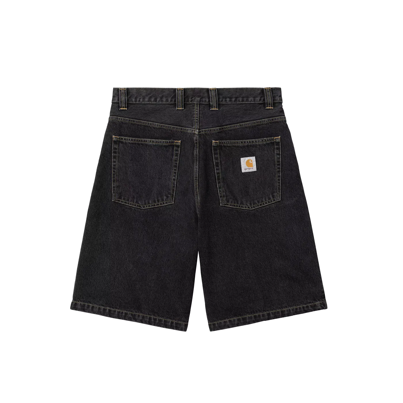 Carhartt WIP Brandon Short Black Stonewashed - ARROW & BEAST