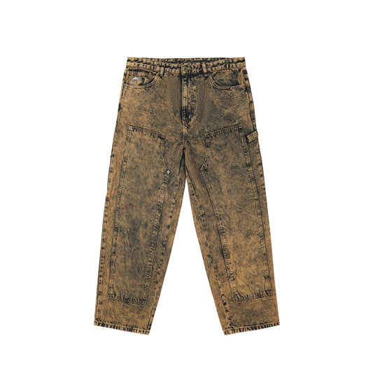 Helas Limited Carpenter Pants Washed Brown