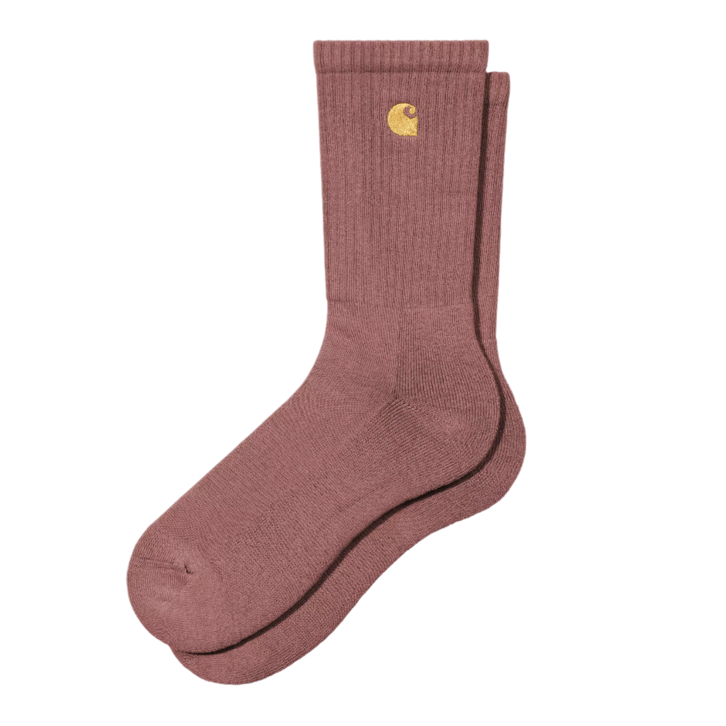 Carhartt WIP Chase Socks Knit Dusky Pink / Gold - ARROW & BEAST