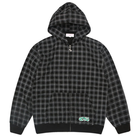 Yardsale XXX Check Waffle Hood Black
