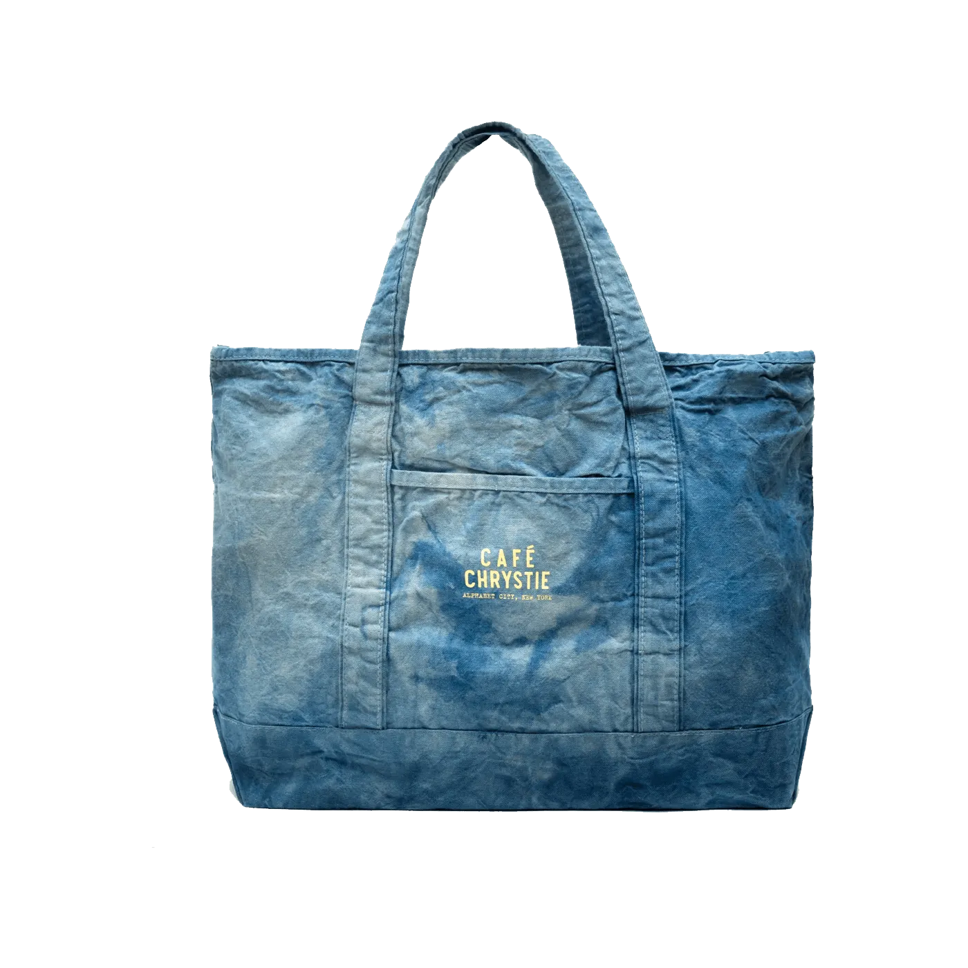 Chrystie NYC Cafe Chrystie Tote Bag Indigo Dyed - ARROW & BEAST