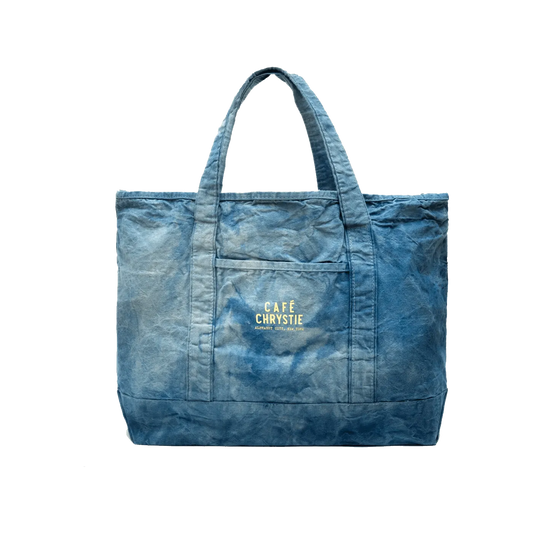 Chrystie NYC Cafe Chrystie Tote Bag Indigo Dyed - ARROW & BEAST