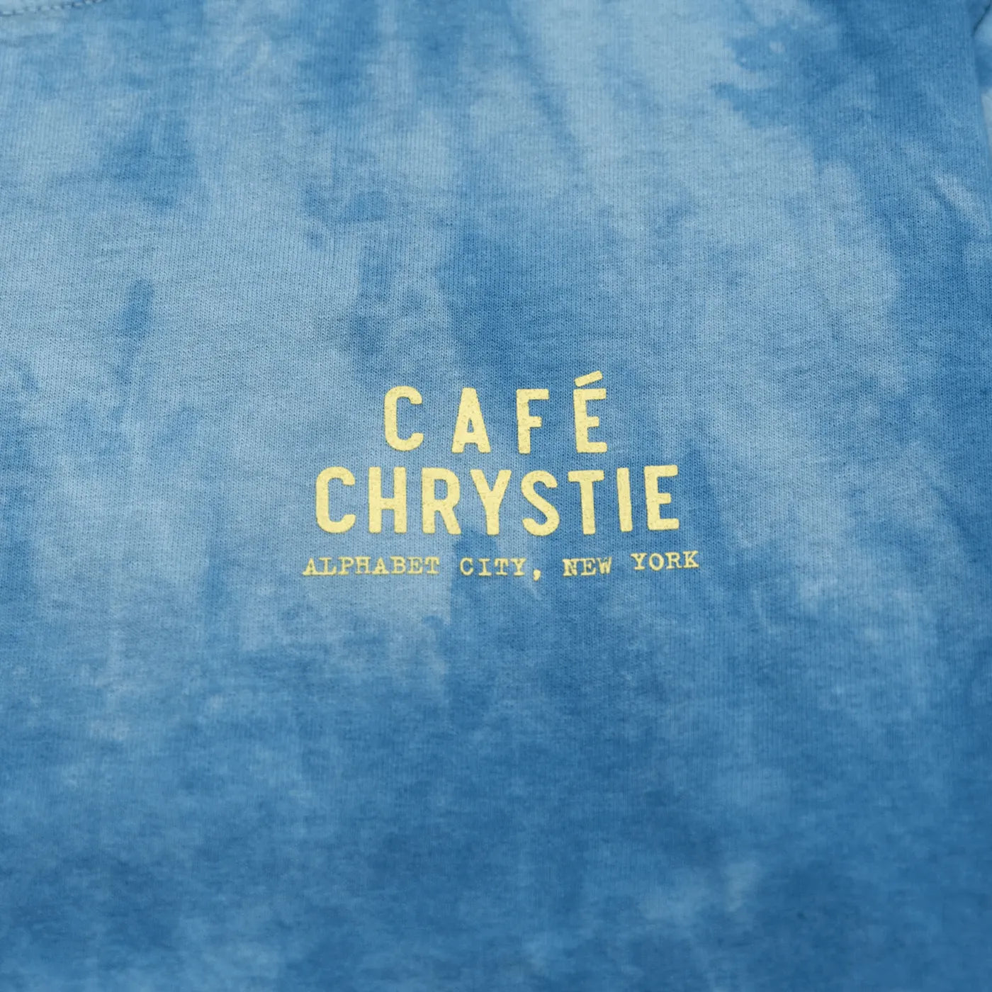 Chrystie NYC Cafe Chrystie Tee Indigo Dyed - ARROW & BEAST