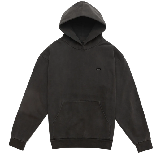 Chrystie NYC Small Patch Premium Hoodie Pigment Black - ARROW & BEAST