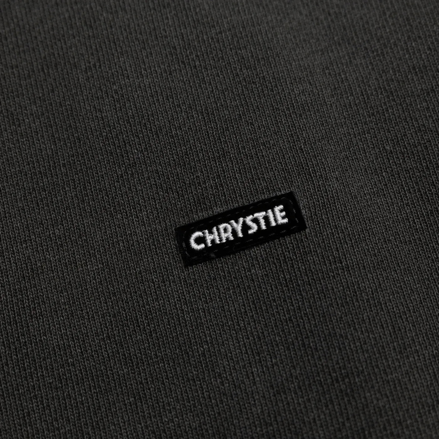 Chrystie NYC Small Patch Premium Hoodie Pigment Black - ARROW & BEAST