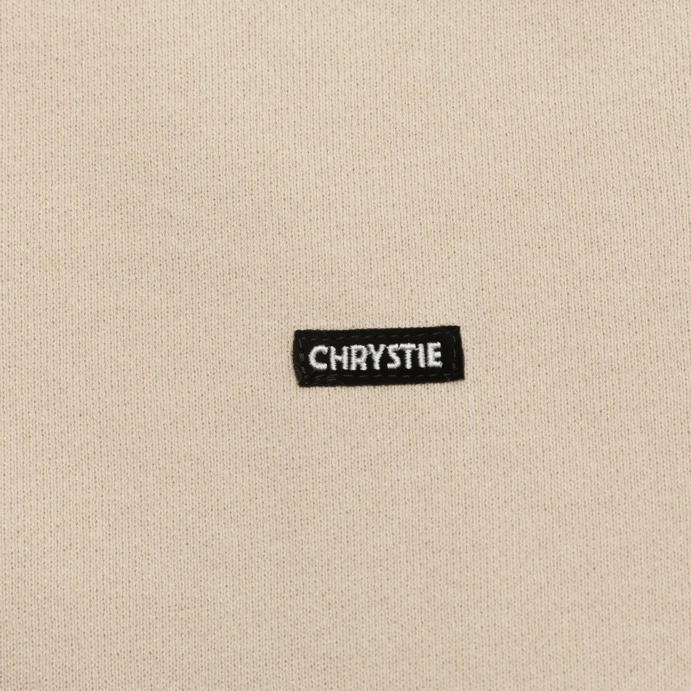Chrystie NYC Small Patch Premium Hoodie Pigment Ivory - ARROW & BEAST