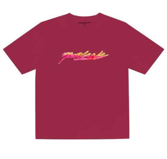 Yardsale XXX Script Spray T-Shirt (Red) Red