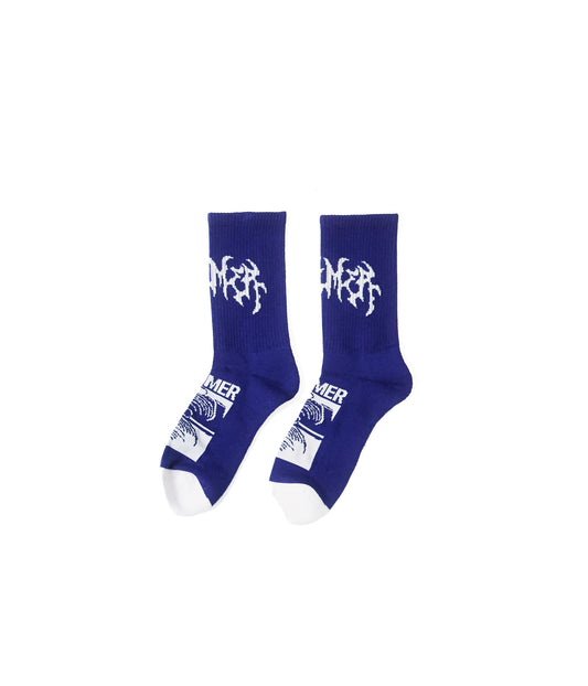 FORMER MERCHANDISE PUNCTURE SOCK COBALT