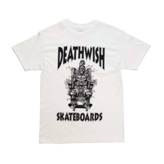 Deathwish Death Chair Tee White - ARROW & BEAST
