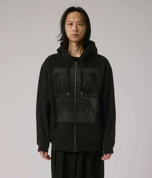FORMER MERCHANDISE COMPLICRUX ZT HOOD WORN BLACK