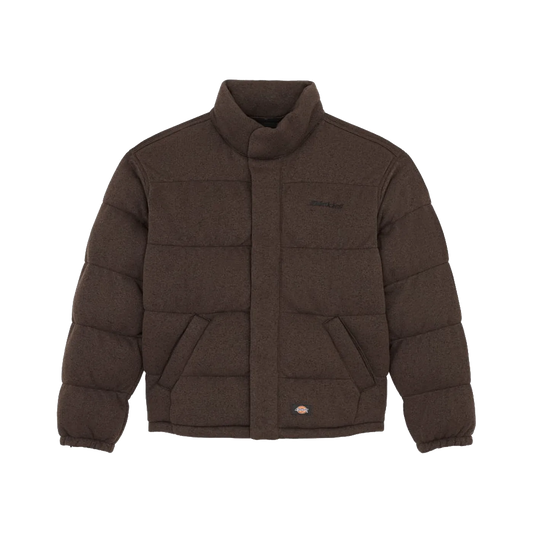 Dickies Baker Puffer Jacket Brown - ARROW & BEAST