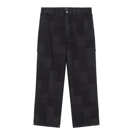 Dickies Jaquard Carpenter Pants Rinsed Black - ARROW & BEAST
