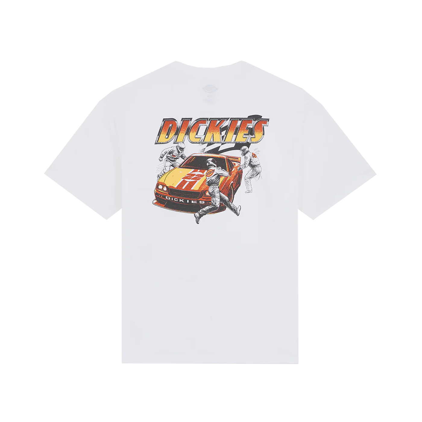 Dickies Nashport Pit Crew Tee White