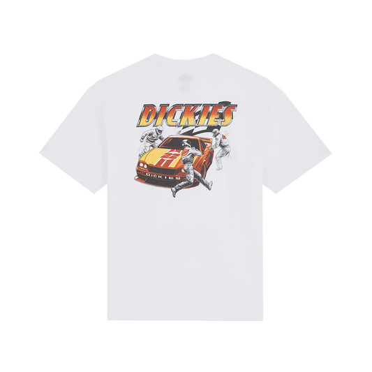 Dickies Nashport Pit Crew Tee White