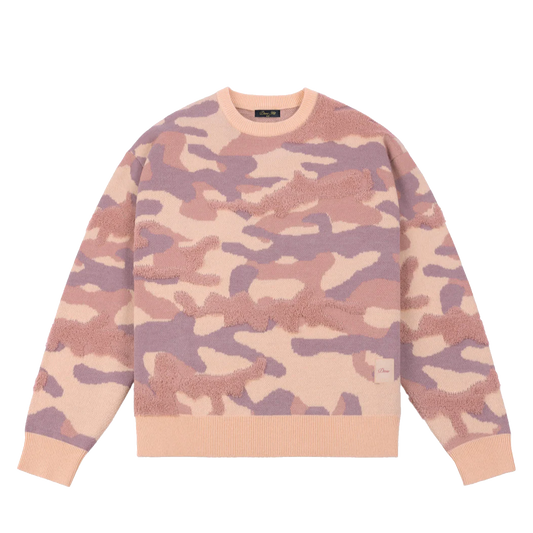 Dime MTL Camo Chenille Knit Blush