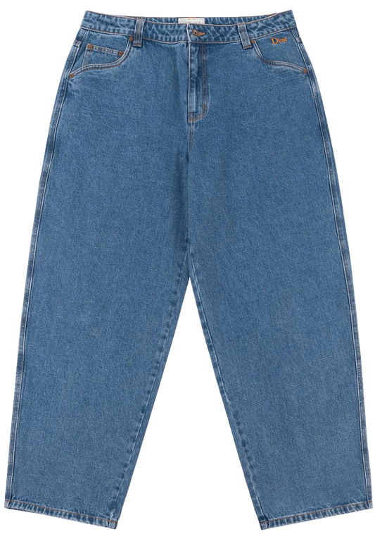 Dime MTL Classic Baggy Denim Pants Washed Indigo - ARROW & BEAST
