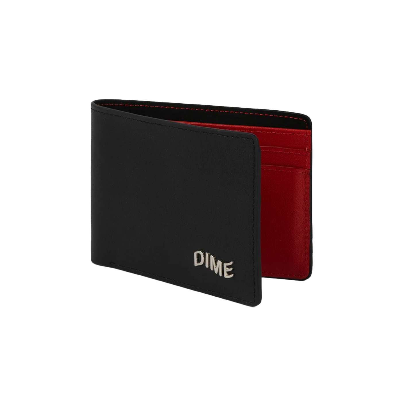 Dime MTL Leather Bifold Wallet Black