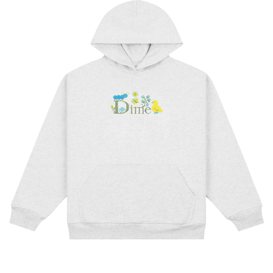 Dime MTL Classic Cross Stitch Hoodie Ash