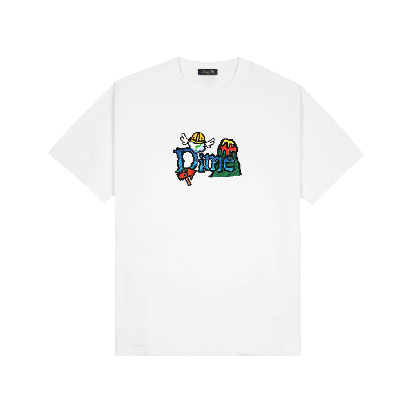 Dime MTL Classic Fuzzy Tee White