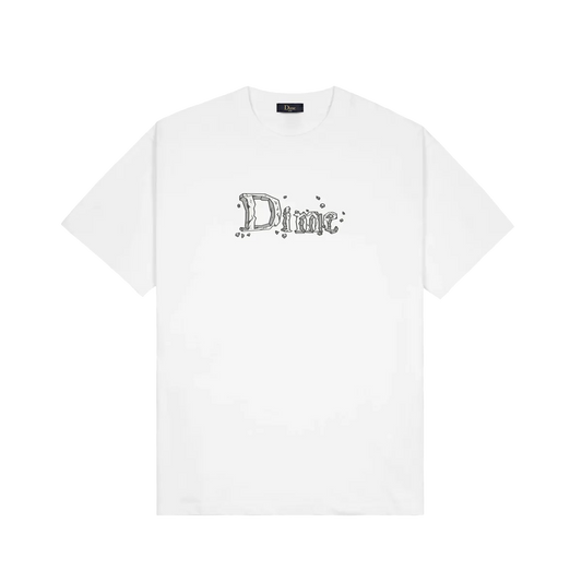 Dime MTL Classic Stone Tee White - ARROW & BEAST