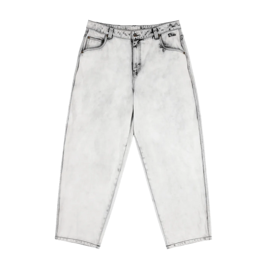Dime MTL Classic Baggy Denim Pants Smoke White - ARROW & BEAST