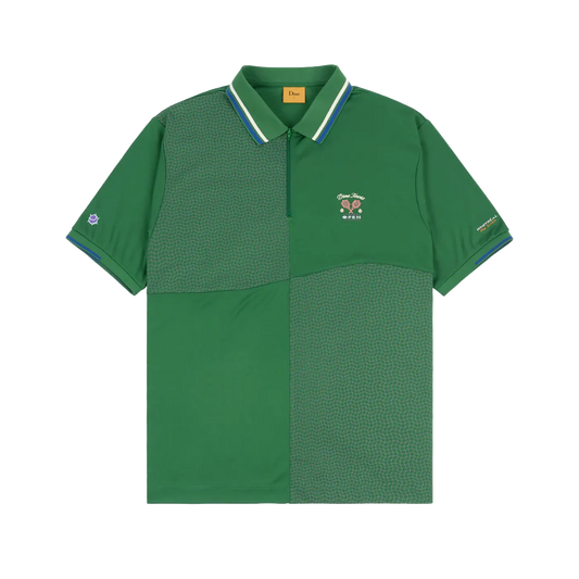 Dime MTL Court Polo Kelly Green - ARROW & BEAST
