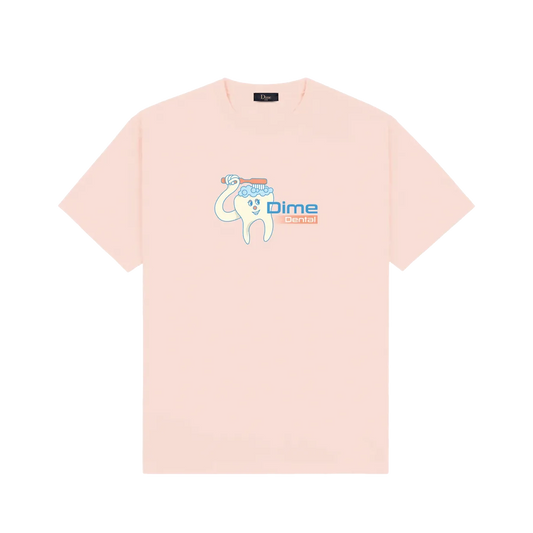 Dime MTL Dental Care Tee Pale Peach - ARROW & BEAST