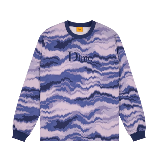 Dime MTL Frequency LS Shirt Purple ONLINE ONLY - ARROW & BEAST