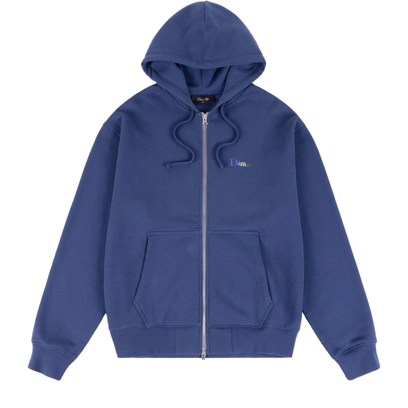 Dime MTL Friends Zip Hoodie Night Blue