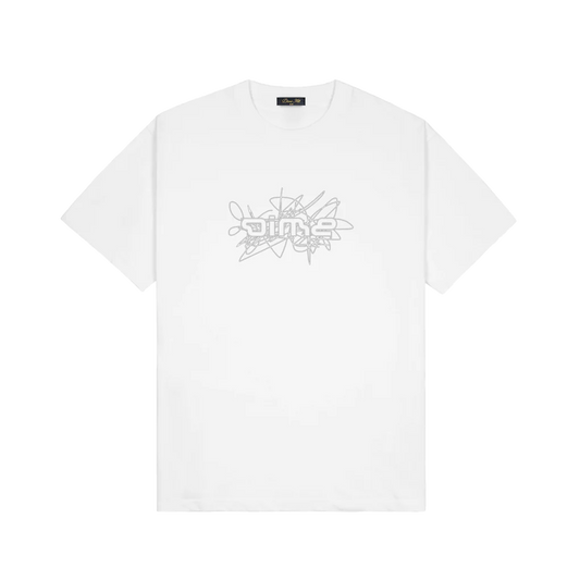 Dime MTL Glyph Tee White
