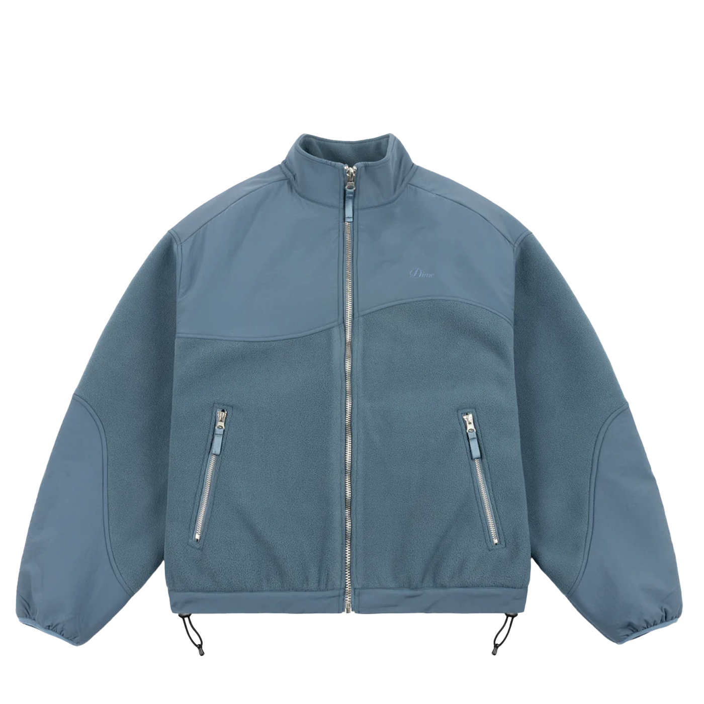 Dime MTL Heavyweight Fleece Jacket Slate Blue