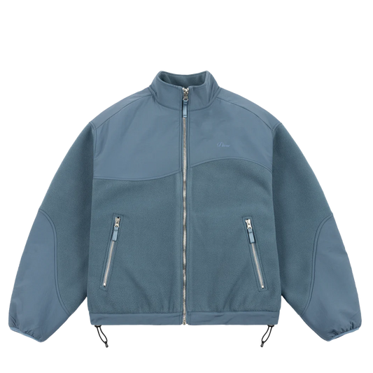 Dime MTL Heavyweight Fleece Jacket Slate Blue